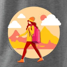 Farebný párový motív na hory