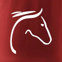 Kôň - hlava silueta