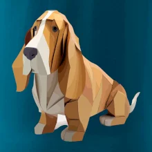 Baset zlepený z papiera