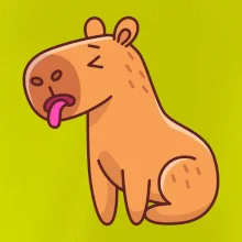 Unavená kapybara Unavená kapybara