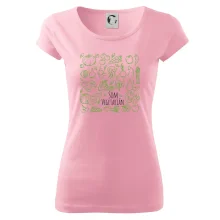 Som vegetarián - zelenina vo štvorci