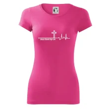 Jesus Saved My Life kríž ekg Jesus Saved My Life kríž ekg