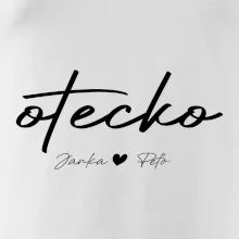 Otecko - tričko s menami deti Otecko - tričko s menami deti