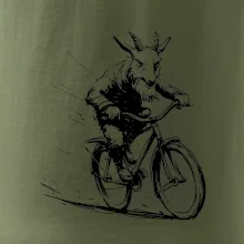 Drsný cap na bicykli