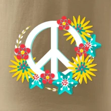 Peace symbol abstraktný