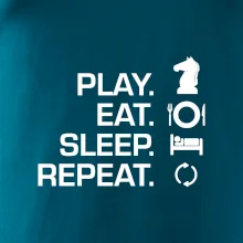 Eat sleep play - šach