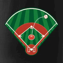 Baseballové hřiště z ptačí perspektivy