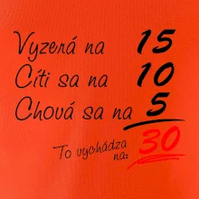 Vyzerá, cíti sa, chová sa - 30 rokov Vyzerá, cíti sa, chová sa - 30 rokov