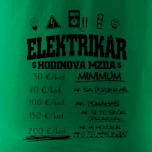 Hodinová mzda elektrikár Hodinová mzda elektrikár