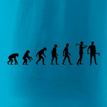 Evolúcia drevorubač - sekera Evolúcia drevorubač - sekera