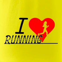I love running dievča