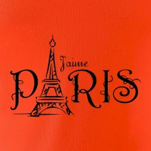 Paris nápis Eiffelovka rovný Paris nápis Eiffelovka rovný