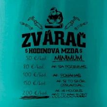 Hodinová mzda zvárač