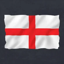 Anglická vlajka vejúca