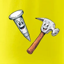 Parové tričko - Kladivo a klinec