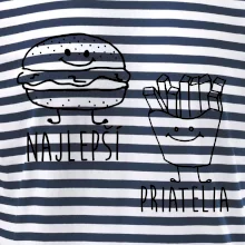 Najlepší priatelia - Hamburger a hranolčeky Najlepší priatelia - Hamburger a hranolčeky