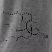 Molekulárna štruktúra Heroín Molekulárna štruktúra Heroín