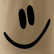 Emoji bez obrysu - usmev