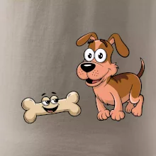 Parové tričko - Pes a kosť