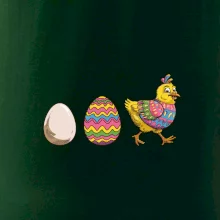 Evolúcia vajíčka - veľká noc - sliepka