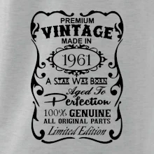 Vintage Etiketa - 1961 Vintage Etiketa - 1961