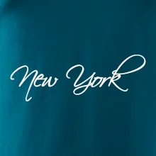 New York nápis písacím