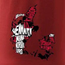 Mapy - názvy miest - Dánsko