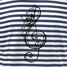 Husľový kľúč kvety