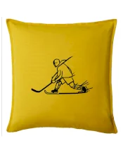 Kreslený hokejista tučnou fixkou