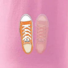 Párové topánky - oranžové