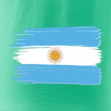 Argentína vlajka kreslená štetkou