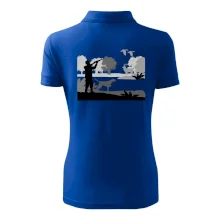 Lovec a stavač v lese