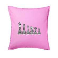 Šachové figúrky v rade - kreslené