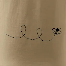 Dráha letu včely - slučka