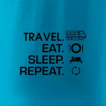 Eat sleep travel - Van