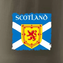 Škótska vlajka s erbom leva