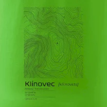 Klínovec - vrstevnice v obdĺžniku