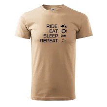 Ride Eat Sleep Repeat moto skúter Ride Eat Sleep Repeat moto skúter