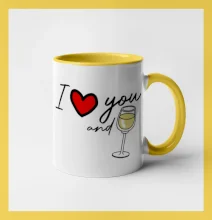 I love you and white wine