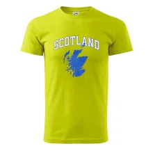 Scotland nápis s mapou