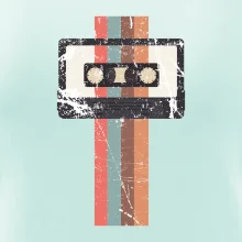 Retro kazeta - pruhy Retro kazeta - pruhy