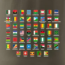 Vlajky štátov - Afrika