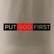 Put God first obdĺžnik Put God first obdĺžnik