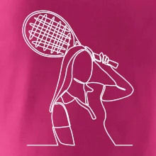 Tenistka jedným ťahom