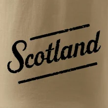 Scotland Vintage nápis Scotland Vintage nápis