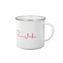 Poker EKG srdce červené