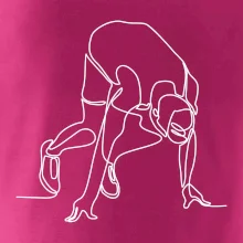 Bežec na štarte jedným ťahom