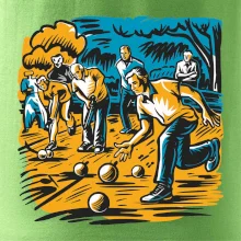 Petanque hra - modro oranžová