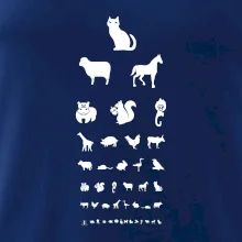 Očný test zvieratká Očný test zvieratká