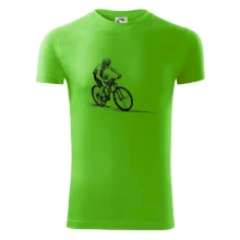 MTB kreslený cyklista MTB kreslený cyklista